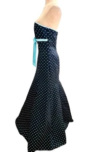 Vintage Jessica McClintock x Gunne Sax Mermaid Tiffany Dress Sz 5-6 Prom Wedding - Picture 1 of 24