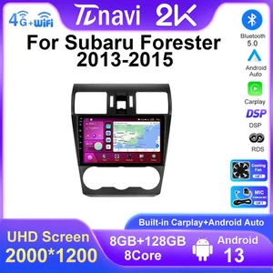 For Subaru Forester 4 SJ XV WRX Android Car Radio CarPlay Multimidia Player GPS - Picture 1 of 32