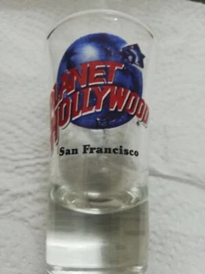 New Never Used Planet Hollywood San Francisco Shot Glass 3 1/2" Tall Souvenir - Picture 1 of 1