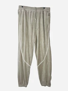 Sean John Herren Vintage Velour Track Jogger XL Hose Beige Athleisure Sportswear Y2K - Bild 1 von 9
