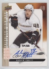 2009 Upper Deck Spring Expo Priority Signings /65 Andrew Ebbett #PS-AE Auto