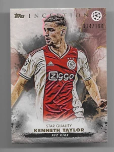 2022-23 Topps Inception UEFA Club Rainbow Card: Kenneth Taylor #114/150 - Bild 1 von 2