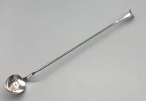 Antique Watrous International Silver Plate Long Handle Chocolate Muddler Spoon - Picture 1 of 4