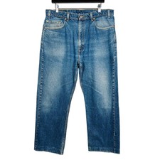 NEW! RE/DONE Levi Strauss Selvedge Denim Straight Leg Blue - 37x26