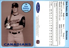 Sean Farrell 2003 Vancouver Canadians #NNO Card *AutographDen*