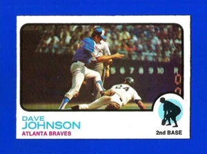1973 OPC O-Pee-Chee BASEBALL HIGH #550 DAVEY JOHNSON NM+ ATLANTA BRAVES (SB1) - Picture 1 of 2