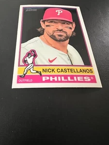 2025 Topps Heritage Chrome Nick Castellanos #315 Philadelphia Phillies - Picture 1 of 2
