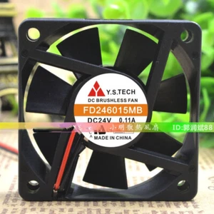 Y.S.TECH FD246015MB 6cm 6015 24V 0.09A Chassis Cooling Industrial Fan - Picture 1 of 4