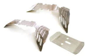 Stainless Steel (Raw) Skid Plate Kit for Traxxas 1/10 E-Maxx - Picture 1 of 1