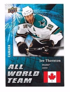 2009-10 Upper Deck All World Joe Thornton