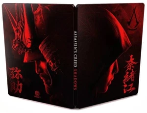 ASSASSIN'S CREED SHADOWS STEELBOOK ONLY NEW FOIL G2 XBOX PC PS5 BOX ASSASSINS - Picture 1 of 5