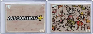Accounting+ Limited Run Games Silver Trading Card #512 #513 New No Creases Mint - Imagen 1 de 2