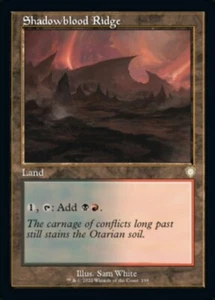 [1x] Shadowblood Ridge Near Mint, English The Brothers' War Commander MTG Magic - Picture 1 of 1