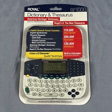 Royal RP1000s Electronic Dictionary & Thesaurus Roget's Il: The New Thesaurus