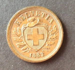 Suisse - Très Jolie monnaie de 2 Rappen 1883 - Bild 1 von 2