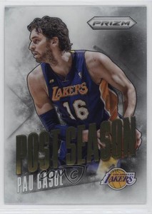 2013-14 Panini Prizm Post Season Pau Gasol #3 HOF