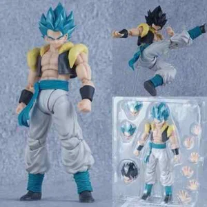 Dragon Ball Super Saiyan God Blue Hair Gogeta PVC Action Figure Toy Gift - Picture 1 of 5