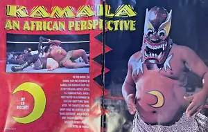 1993 WWF Wrestler Kamal The Ugandan Giant Ames Arthur Harris, - Bild 1 von 2