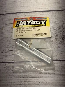 INTEGY ALLOY ALUMINUM BODY POSTS TEAM LOSI LST MONSTER TRUCK T7335 SILVER BOX D2 - Picture 1 of 2