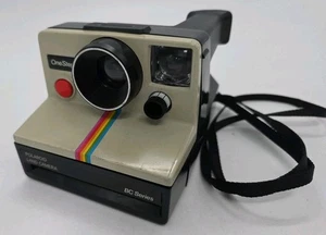Cámara Polaroid One Step Land de colección serie BC raya arco iris sin probar - Imagen 1 de 4