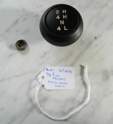 NP208 81-86 Ford Truck f250 f350 Bronco palanca de cambios 4x4 caja de transferencia 2H 4H N 4L Foto 1 de 4
