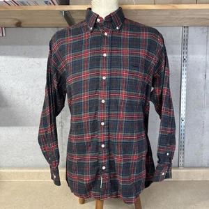 Gitman Bros Flannel Shirt Mens Large Plaid Multicolor Button Down Made in USA - Picture 1 of 5