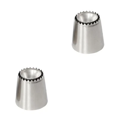 1/2/3 Stainless Steel Icing Piping Tips Nozzle Cake Decorating Pastry Baking - Imagen 1 de 4