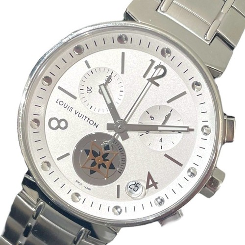 LOUIS VUITTON（LV） OROLOGIO DA POLSO UOMO LOUIS VUITTON Q8D10Z TAMBOUR MOON STAR GM CHRONOGRAPH SS