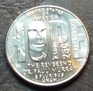2024 - P Washington Quarter 2024 HOPE Quarter Dr. Pauli Murray 💥💥💥💥💥💥💥💥 - Picture 1 of 2