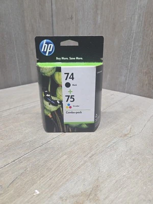 74 и 75 HP черный цвет комбо чернила PhotoSmart C5250 C5240 D5360 D5345 принтер копир - Изображение 1 из 4