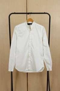 The Kooples Weißes Langarmhemd mit Bandkragen - Slim Fit Größe S - Bild 1 von 8