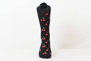 Men's Cherry Fruit Novelty Crew Socks Shoe size 6-12.5