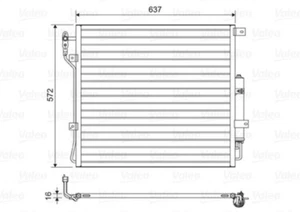 Valeo 814200 Air conditioning condenser LAND ROVER RANGE ROVER - Picture 1 of 1