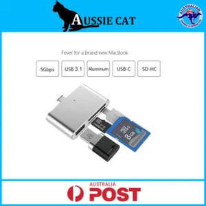 Type-C 4 in 1 USB C to USB 3.1 Hub SD/ Micro SD Card Reader Adapter For MacBook - Picture 1 of 1