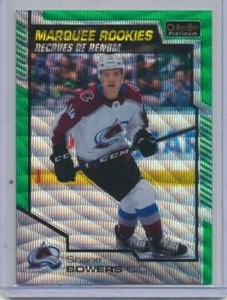 2020-21 O-Pee-Chee Platinum Marquee Rookie Emerald Surge 166 Shane Bowers 10/10