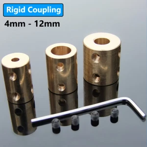 4mm-12mm Copper Shaft Coupling Rigid Coupling Coupler Motor Connector Model DIY - Picture 1 of 5