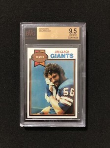 1979 Topps Football JIM CLACK #99 BVG/BGS GRADED 9.5 - 💎 GEM MINT 💎 A