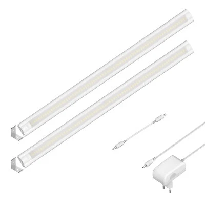 Luminaire d'agencement LED SIRIS blanc mat montage en angle plat chaque 50cm - Photo 1/4