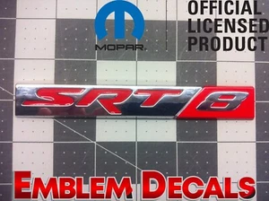 Dodge Challenger SRT8 Spoiler Emblem Decal 2008 2009 2010 2011 2012 2013 2014 - Picture 1 of 58