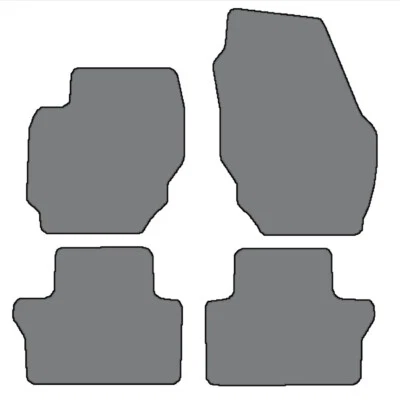 Alfombrillas Volvo V70 y XC70 2003-2016 4 piezas ajuste personalizado - negras Foto 1 de 4