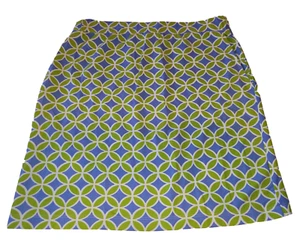 Falda elástica geométrica KATHERINE WAY para mujer S bolsillos elásticos en la cintura EE. UU. - Imagen 1 de 14