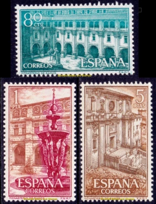EBS Spain 1960 - Monasteries and Abbeys (II) - Samos - 1217-1219 - MNH** - Image 1 of 4