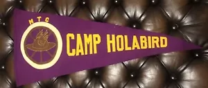 Vintage Camp Holabird MTC Pennant/Flag.. Closed Military Camp 32’ X 14’ - Picture 1 of 8