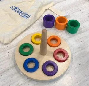 Monti Kids Montessori stacking Rings Replacement Rings/ Level 4 Stable Stacker - Picture 1 of 7