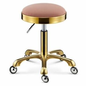 Brushed Lifting Stool Stainless Steel Explosion-Proof Barber Hairdressing Chair 