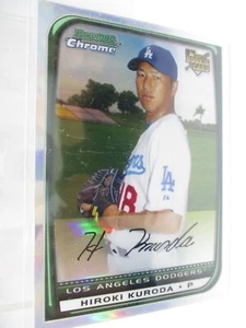 2008 Bowman Chrome Refractors #202 Hiroki Kuroda RC DODGERS - Picture 1 of 2
