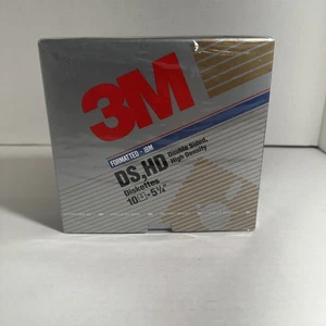 Discos de disquetes IBM 10 unidades 5-1/4" de alta densidad 3M DS, HD formateado 5,25 - Imagen 1 de 5