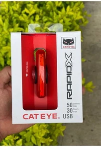 Cat Eye Rapid X Rear Bike Light - Picture 1 of 1