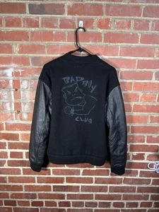 Giacca bomber vintage anni 90 Bad Boy Club Life’s A Beach California USA adulto grande - Foto 1 di 9