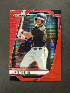 2025 Panini Prizm Baseball - James Tibbs III #292 Red Pulsar Prizm /399 - Picture 1 of 2